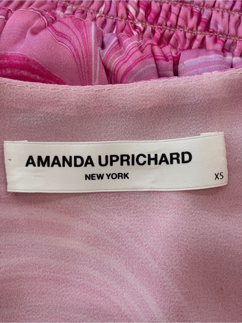 Amanda Uprichard Amber Mini Dress in Pink Swirl - Size XS :Stunning Amanda - Picture 7 of 8